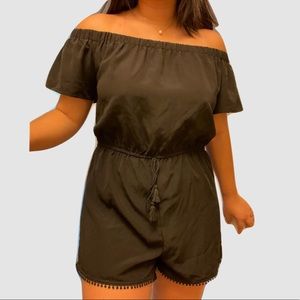 bebop black romper!!